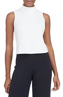 SPANX AirEssentials Mock Neck Crop Top Powder at Nordstrom,