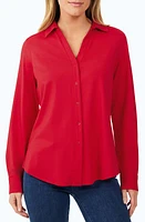 Foxcroft Mary Jersey Top at Nordstrom,