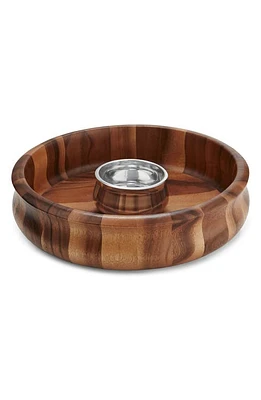 Nambé Nara Chip & Dip Server in Brown at Nordstrom