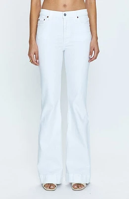 Pistola Kinsley Flare Jeans Le Blanc at Nordstrom,