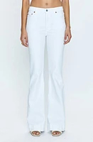 Pistola Kinsley Flare Jeans Le Blanc at Nordstrom,