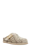 Fendi Feel FF Logo Clog in Beige at Nordstrom, Size 6Us