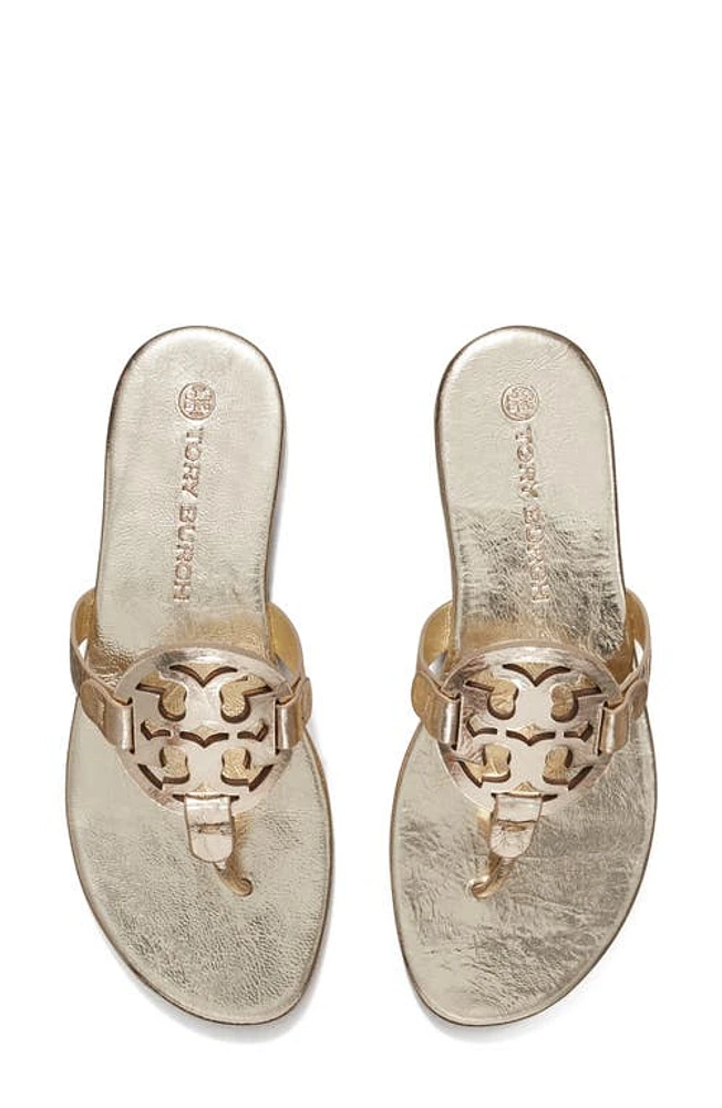 Tory Burch Miller Soft Sandal Spark Gold at Nordstrom,