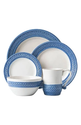 Juliska Le Panier 5-Piece Ceramic Place Setting in Whitewash/Delft Blue at Nordstrom