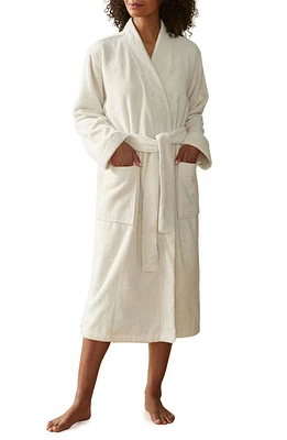 Coyuchi Gender Inclusive Air Weight Organic Cotton Robe in Undyed at Nordstrom, Size Large