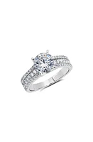 Crislu Cubic Zirconia Stack Ring Platinum at Nordstrom,