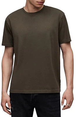 AllSaints Curtis Cotton T-Shirt in Dark Ivy Green at Nordstrom, Size X-Small