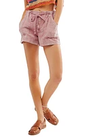 Free People Westmoreland Linen Blend Drawstring Shorts at Nordstrom,