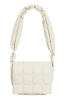 VeeCollective Porter Water Repellent Quilted Messenger Crossbody Bag in Birch at Nordstrom