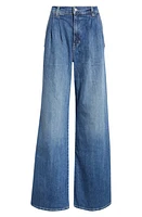 Nili Lotan Flora High Waist Trouser Jeans Classic Wash at Nordstrom,