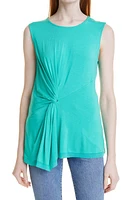 KOBI HALPERIN Stevie Twist Front Top in Shamrock Green at Nordstrom, Size Large