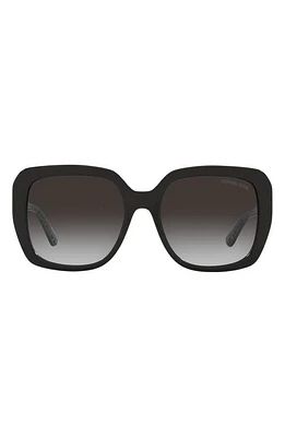 Michael Kors 55mm Square Sunglasses in Black at Nordstrom