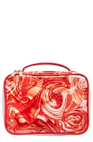 Stephanie Johnson Miami Tangerine Tango Claire Jumbo Makeup Case at Nordstrom