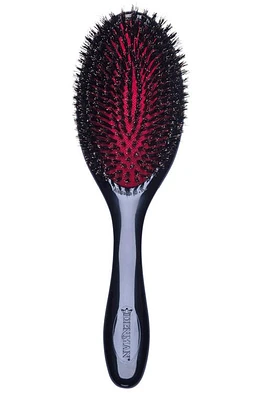 DENMAN D82M The Finisher Hairbrush in Boar Bristles Black at Nordstrom