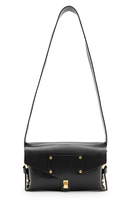 AllSaints Miro Leather Satchel in Black at Nordstrom