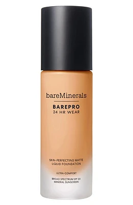 bareMinerals BAREPRO 24HR Wear Skin-Perfecting Matte Liquid Foundation Mineral SPF 20 PA++ in Medium Neutral at Nordstrom