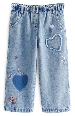 NEXT Kids' Embroidered Jeans Indigo at Nordstrom,