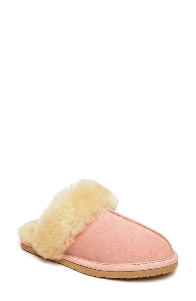 Minnetonka Genuine Sheepskin Slipper Pink Blush at Nordstrom,