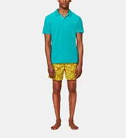 Vilebrequin Men's Solid Terry Polo in Vert Tropezien at Nordstrom