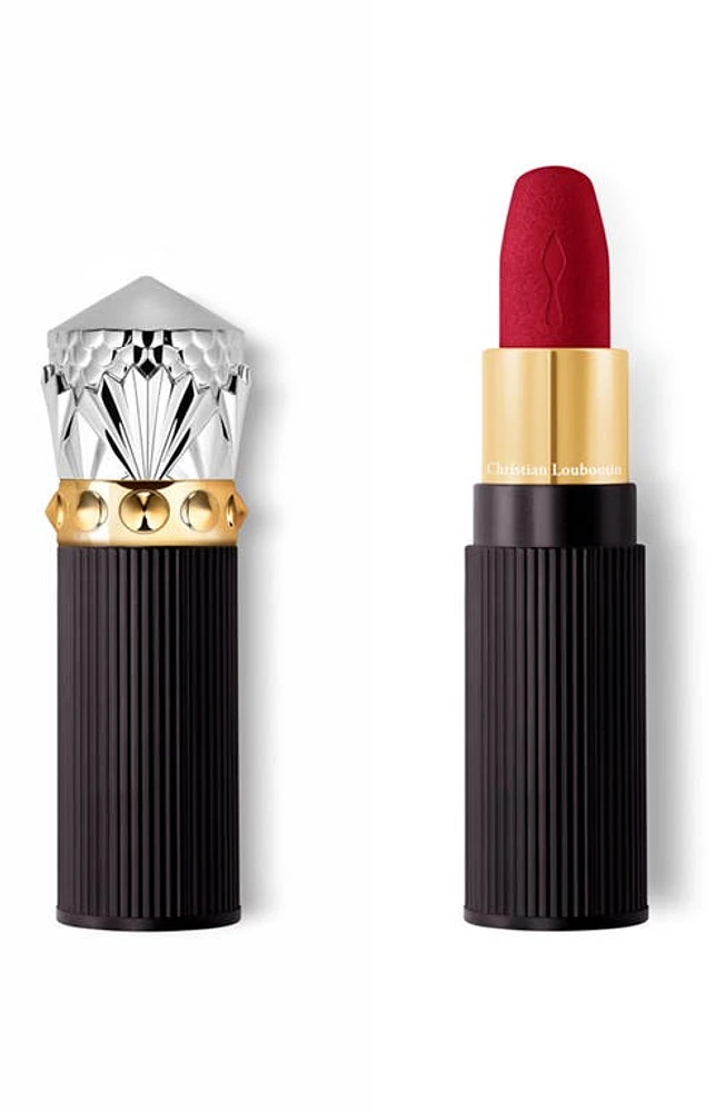 Christian Louboutin Rouge Louboutin Velvet Matte On the Go Lipstick in Rouge Louboutin 001 at Nordstrom