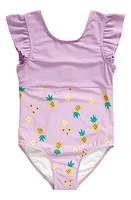 Tucker + Tate Kids' Flutter Sleeve One-Piece Swimsuit at Nordstrom,