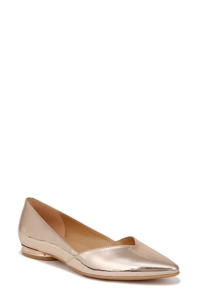 Naturalizer Havana Skimmer Flat Rose Gold Leather at Nordstrom,