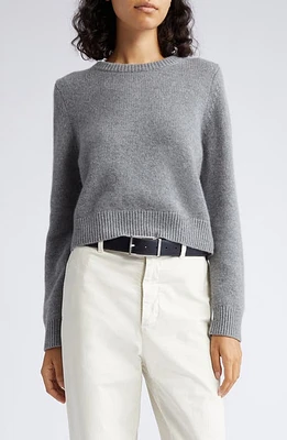 Nili Lotan Poppy Cashmere Sweater Medium Grey Melange at Nordstrom,