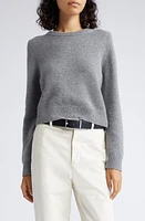 Nili Lotan Poppy Cashmere Sweater Medium Grey Melange at Nordstrom,