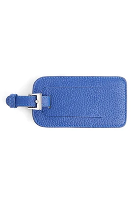 ROYCE New York Leather Luggage Tag in Cobalt Blue at Nordstrom