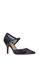 J. Reneé Siona Pointed Toe Pump Black/Pewter at Nordstrom,