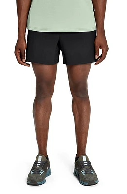 On Essential Running Shorts Black at Nordstrom,