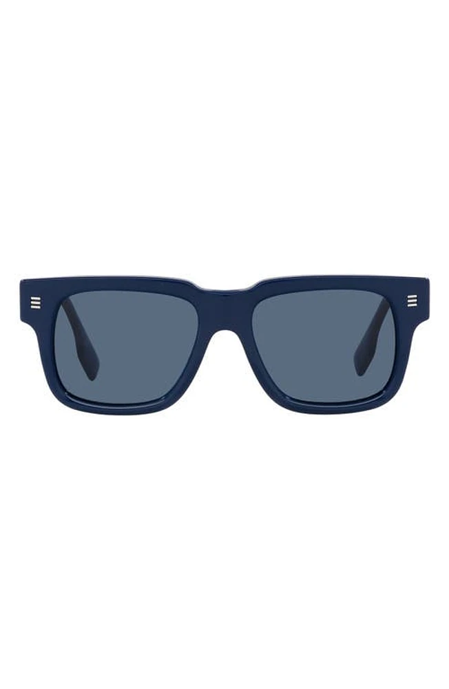 burberry Hayden 54mm Rectangular Sunglasses in Blue at Nordstrom