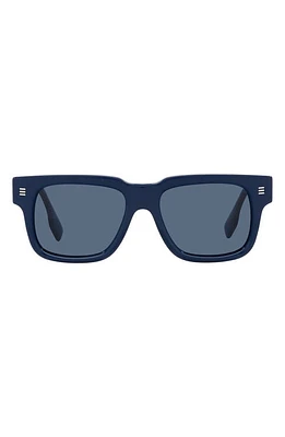 burberry Hayden 54mm Rectangular Sunglasses in Blue at Nordstrom