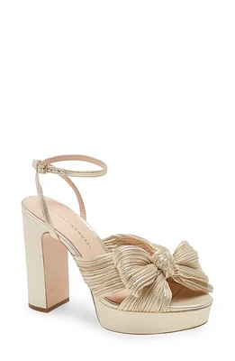 Loeffler Randall Natalia Platform Sandal in Platinum at Nordstrom, Size 12