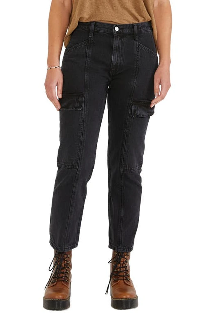 ÉTICA Pax Cargo Slim Fit Jeans Black Rock at Nordstrom,