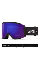 Smith Squad MAG 186mm Snow Goggles in Black /Chromapop Violet at Nordstrom