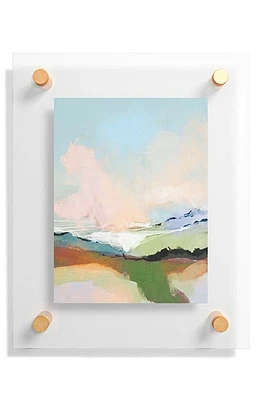 Deny Designs Dream Landscape Floating Art Print in Blue at Nordstrom