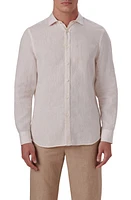 Bugatchi Axel Linen Button-Up Shirt at Nordstrom,