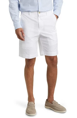 Berle Seersucker Shorts White at Nordstrom,