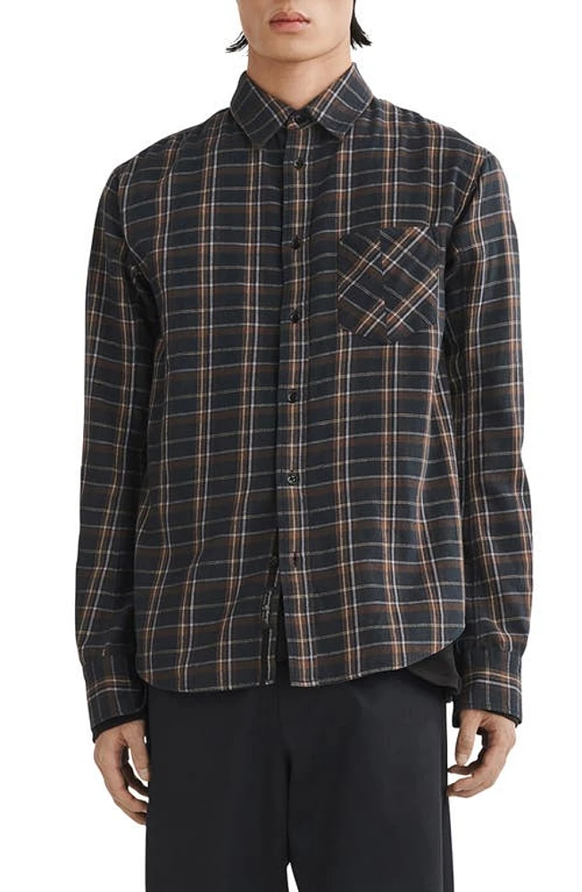 rag & bone Fit 2 Plaid Cotton Button-Up Shirt at Nordstrom,