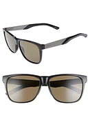 Smith Lowdown XL Steel 59mm ChromaPop Sunglasses in Black/Gray Green at Nordstrom