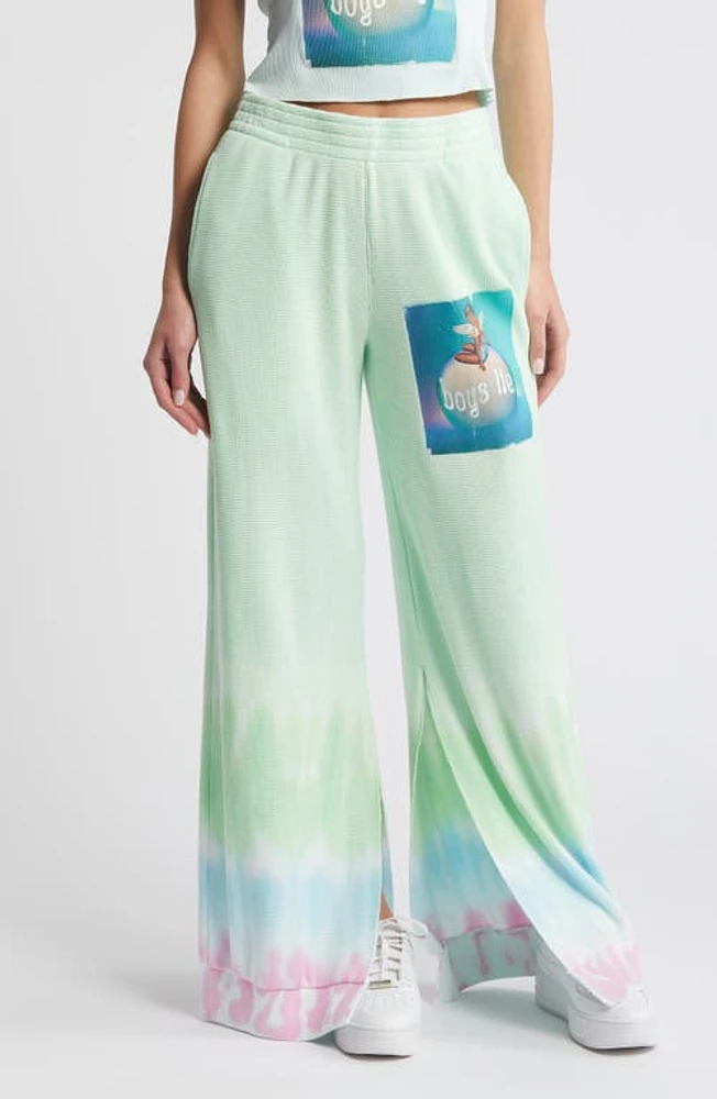 BOYS LIE Burst Your Bubble Pants Green at Nordstrom,