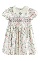 Laura Ashley Kids' Floral Smocked Cotton Dress at Nordstrom,