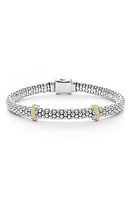 LAGOS Caviar Luxe Diamond Station Rope Bracelet in Gold at Nordstrom