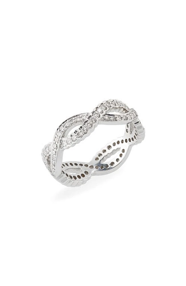 Sethi Couture Diamond Infinity Band Ring in White Gold/Diamond at Nordstrom, Size 6.5