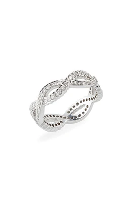 Sethi Couture Diamond Infinity Band Ring in White Gold/Diamond at Nordstrom, Size 6.5