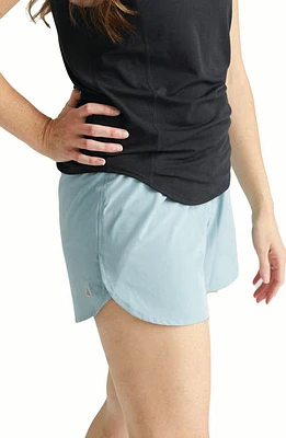 Anook Athletics Austin Maternity Shorts Pacific at Nordstrom,