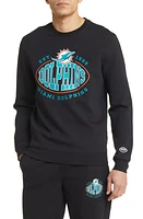 BOSS x NFL Crewneck Sweatshirt Miami Dolphins Black at Nordstrom,