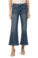 KUT from the Kloth Meg Seamed High Waist Ankle Flare Jeans Exceeded at Nordstrom,