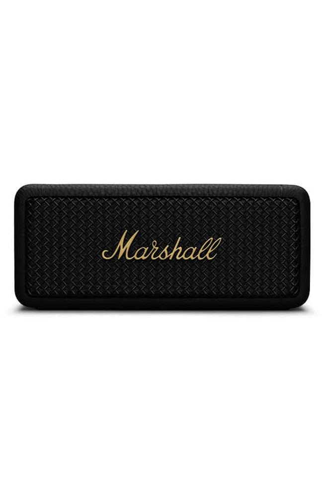 Marshall Emberton II Portable Speaker in Black/brass at Nordstrom